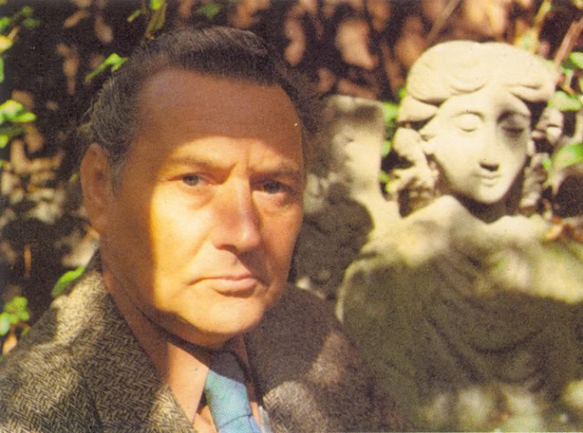 Kenneth Grant, with angel